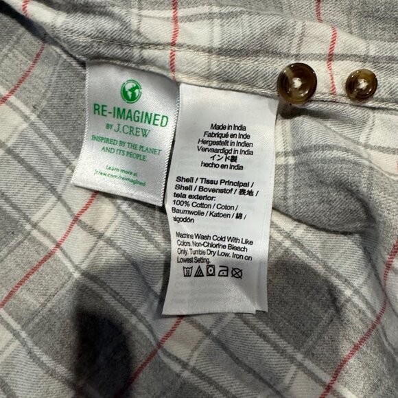 J Crew Brushed Twill Slim Untucked Button Up Shirt - Size Medium - Picture 2 of 4